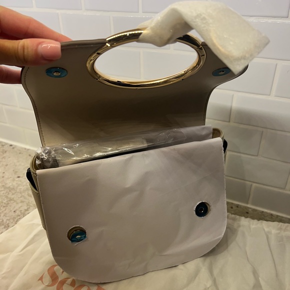 See By Chloe Mara Crossbody Bag in Motty Grey - Picture 7 of 12